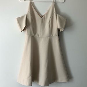 Lulus ivory skater dress